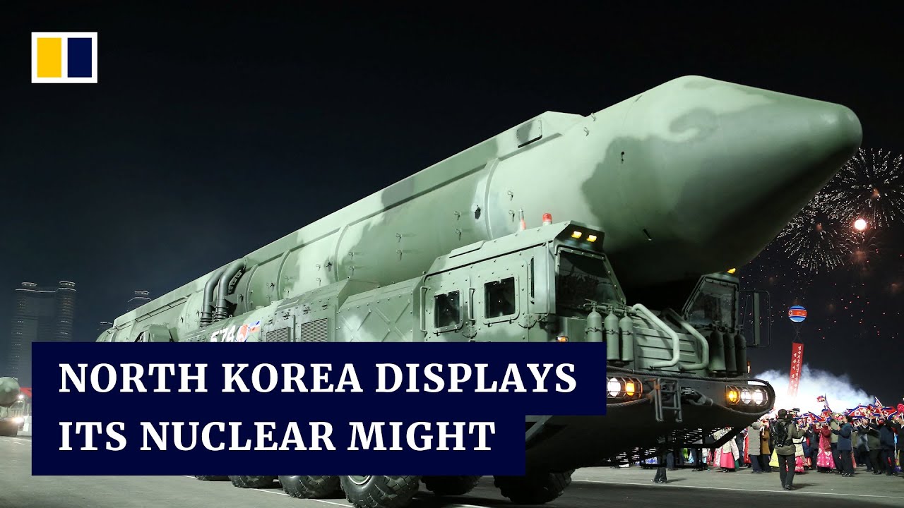 North Korea’s nuclear power on display amid its largest-ever parade of ICBMs