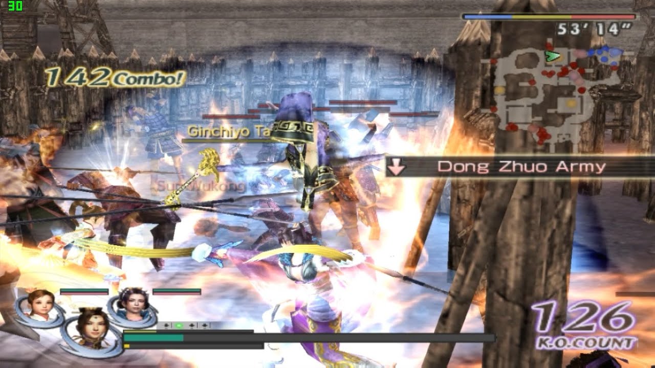[Warriors Orochi 2] - Dream Mode 24 Battle of Lu Shan ( Zhen Ji, Xiao Qiao, No) CHAOS