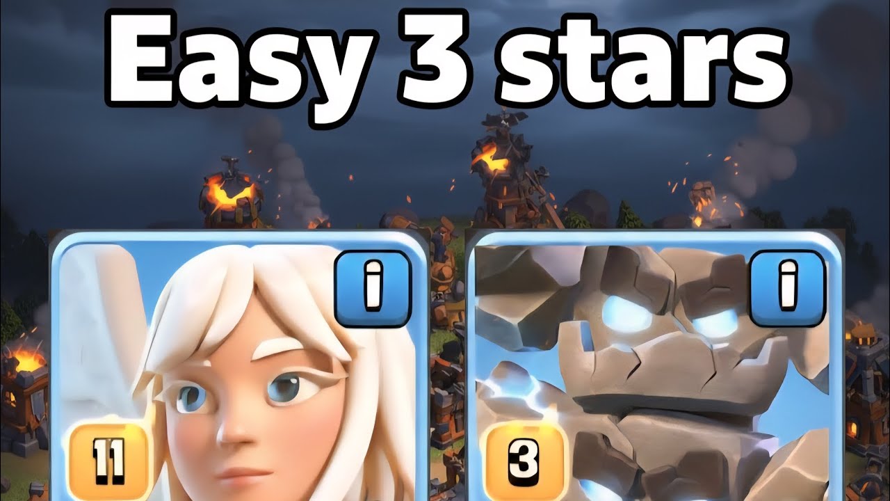 Easy 3 stars | Best war attack strategy for town hall level 18 in clash of clan | coc
