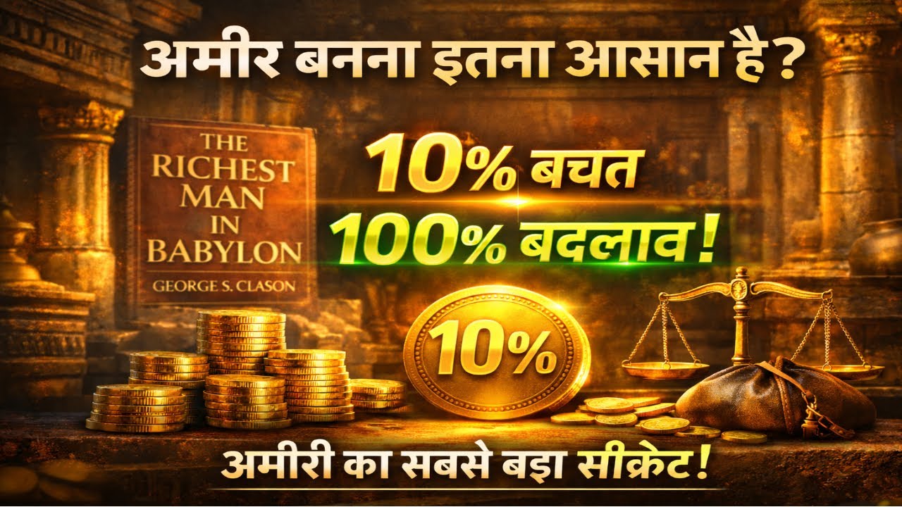 सिर्फ 10% बचत और ज़िंदगी पूरी तरह बदल जाएगी | The Richest Man in Babylon | 