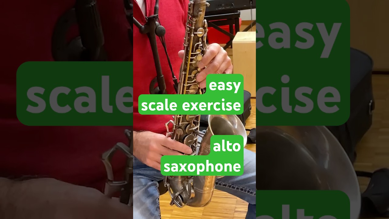 Kleine Tonleiterübung für Altsaxofon ( G,A,H,C,D, E,D,C,H,A,G)
