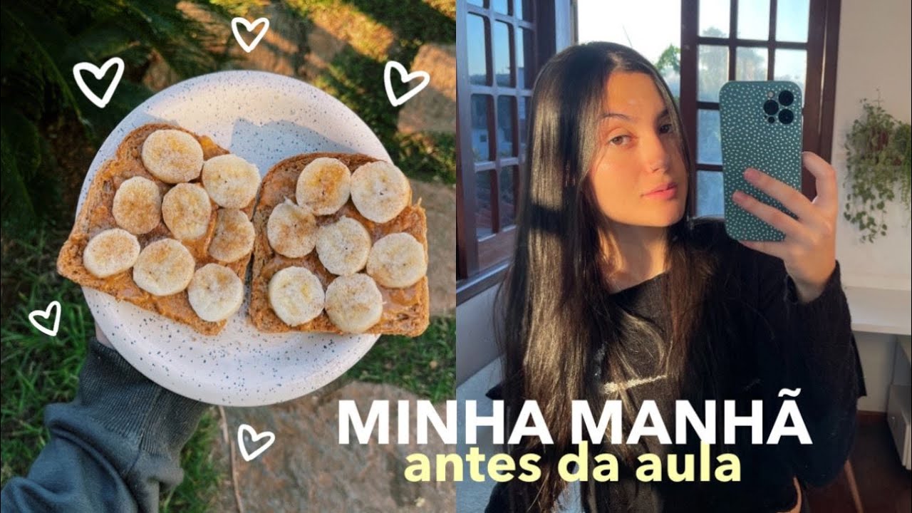 minha rotina da manhã antes da aula!☀️