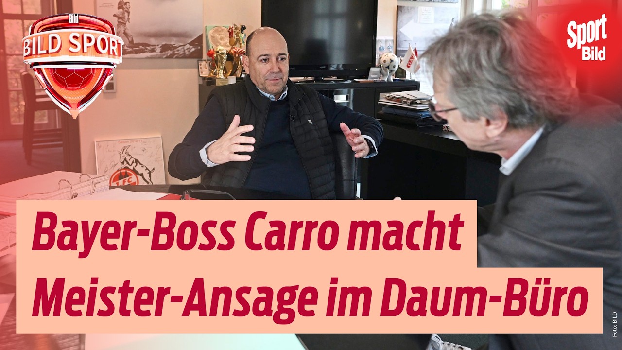 Emotionaler Besuch im Büro von Christoph Daum