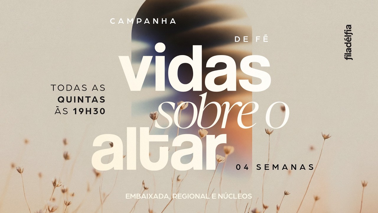 VIDAS SOBRE O ALTAR | 3ª Semana de Fevereiro | 2026 |
