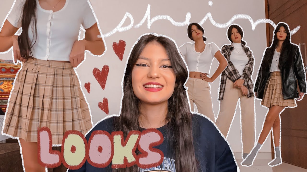 Provando looks da Shein inspirados no PINTEREST | Experimentando roupas aesthetic da Shein (2021)