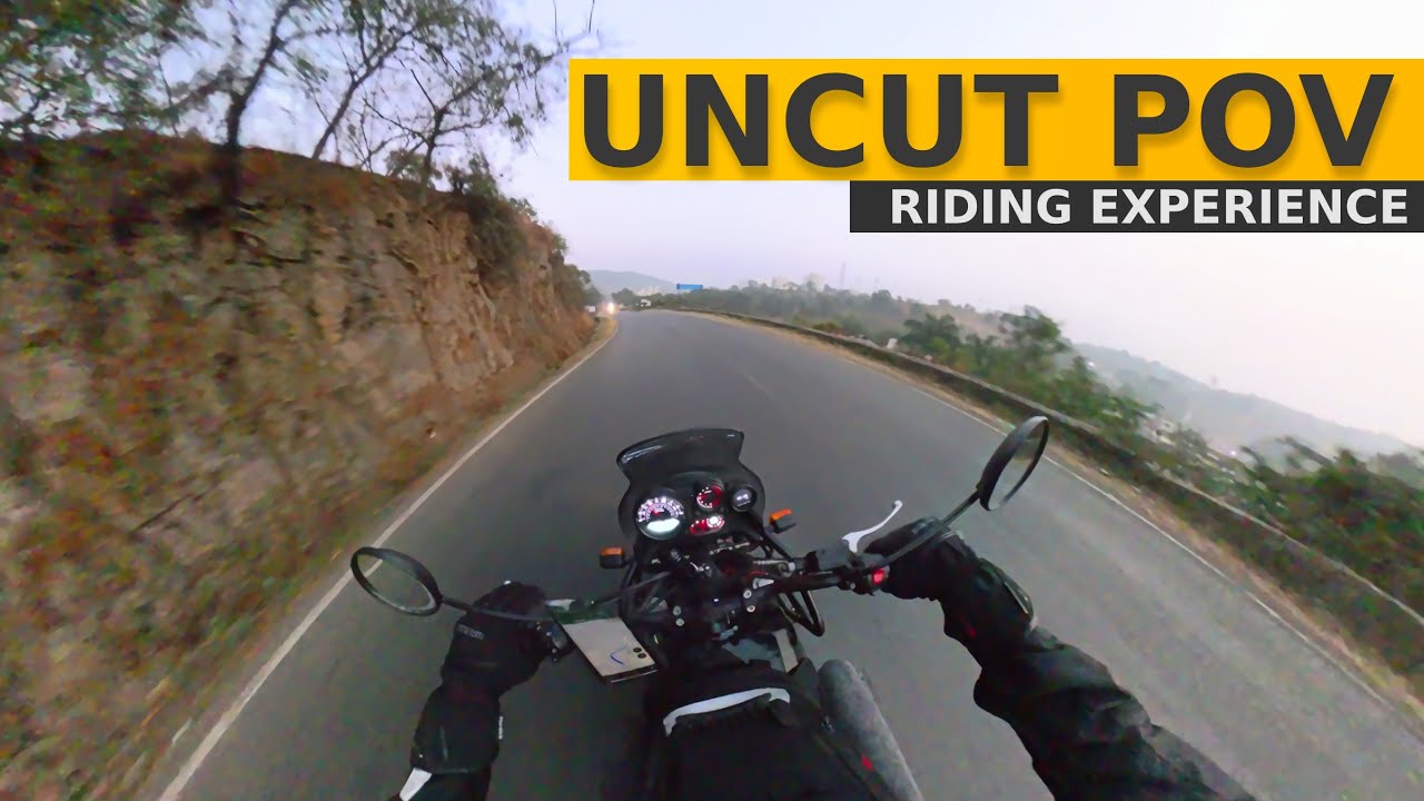 Raw and uncut POV motovlog - Ride from Pune to Katraj