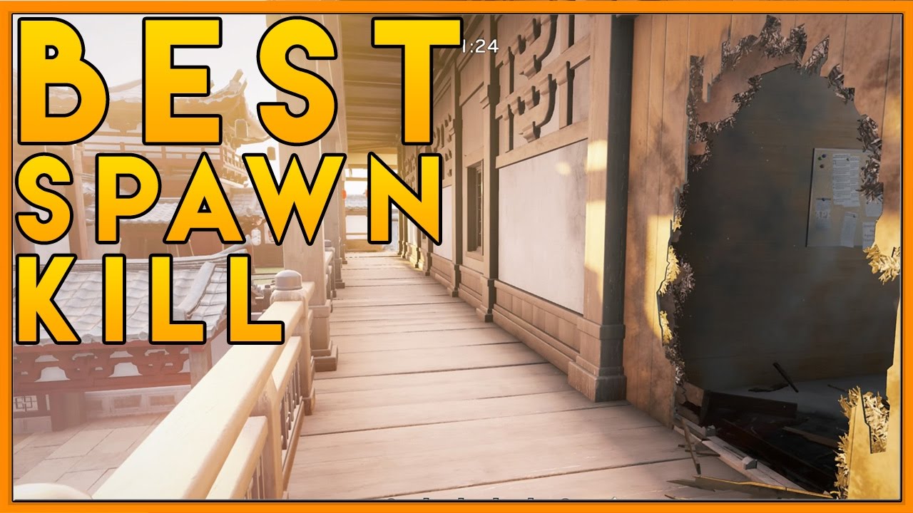 New Spawn Kill on SkyScraper - Rainbow Six Siege Funny Moments