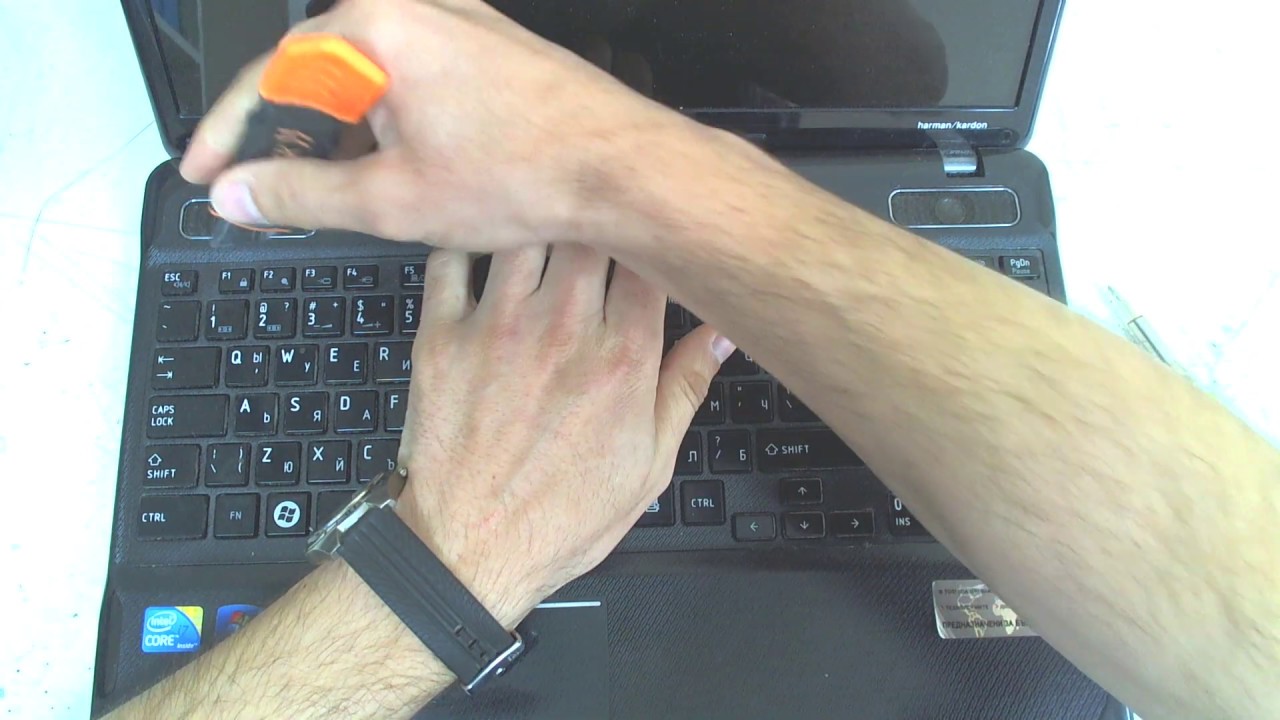 Toshiba Satellite A660 Disassembly / FAN Cleaning