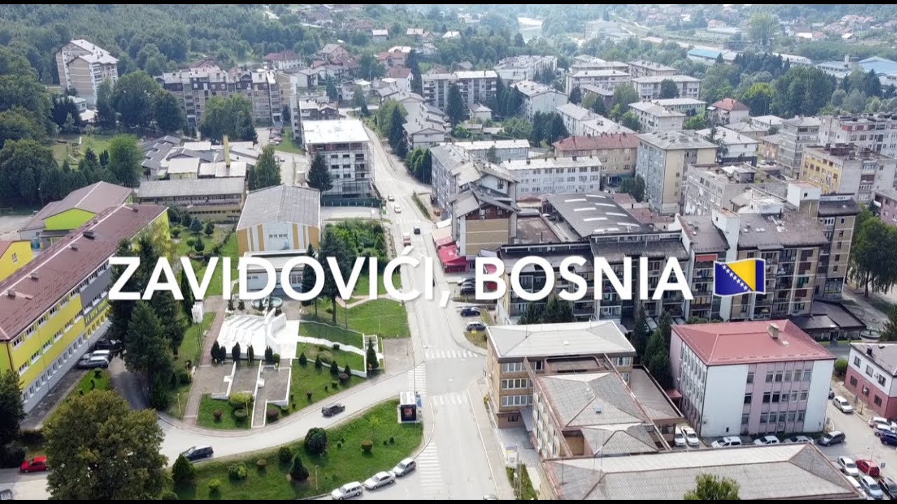 Pogled na Centar Zavidovića Dron Perspektiva 🇧🇦🏙️ | Zavidovići from Above - A Drone Expedition🚁✨