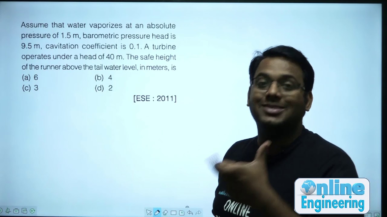 11.20 ESE Questions III | Hydraulic Turbines | ESE | Vishal Bhatt
