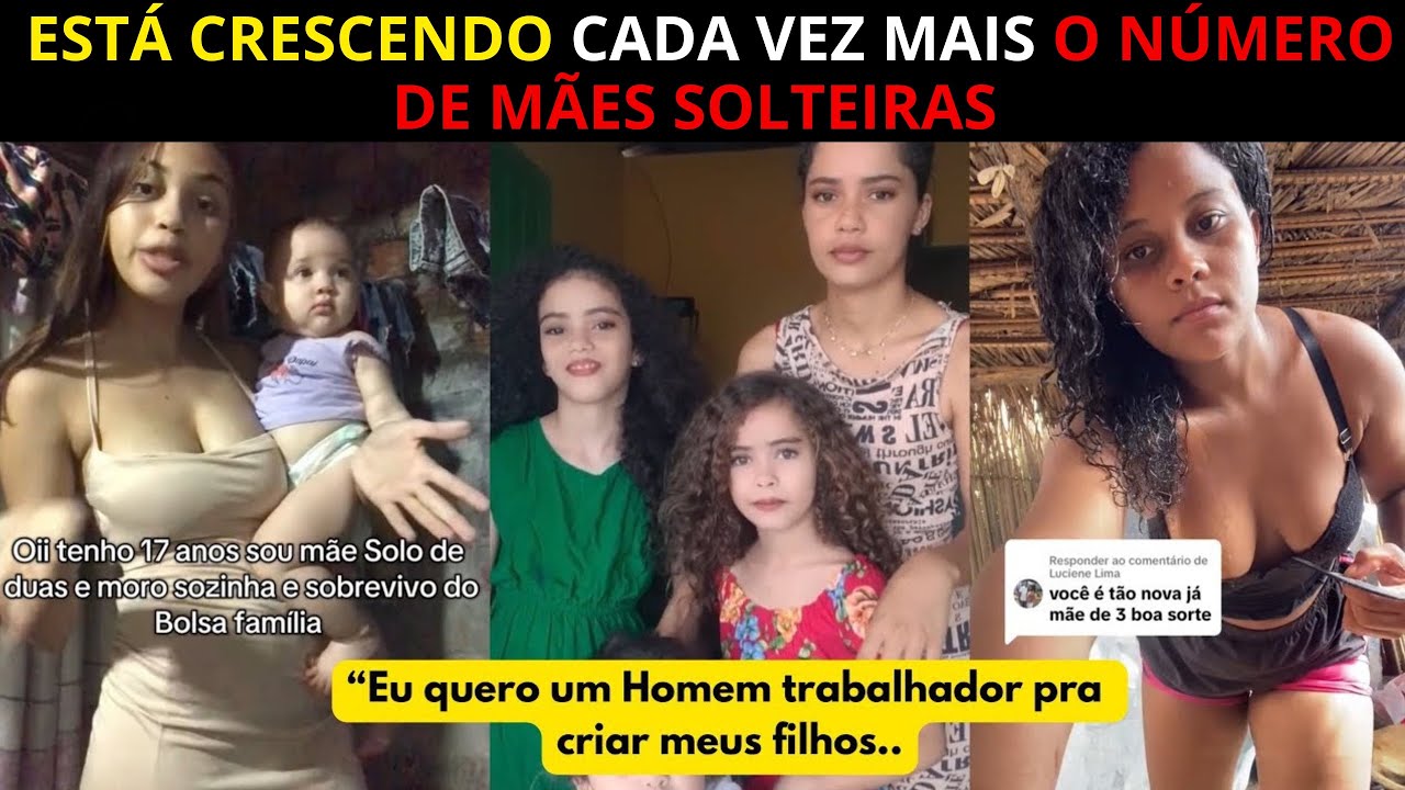 Mães solteiras não pararam de crescer no Bostil veja 