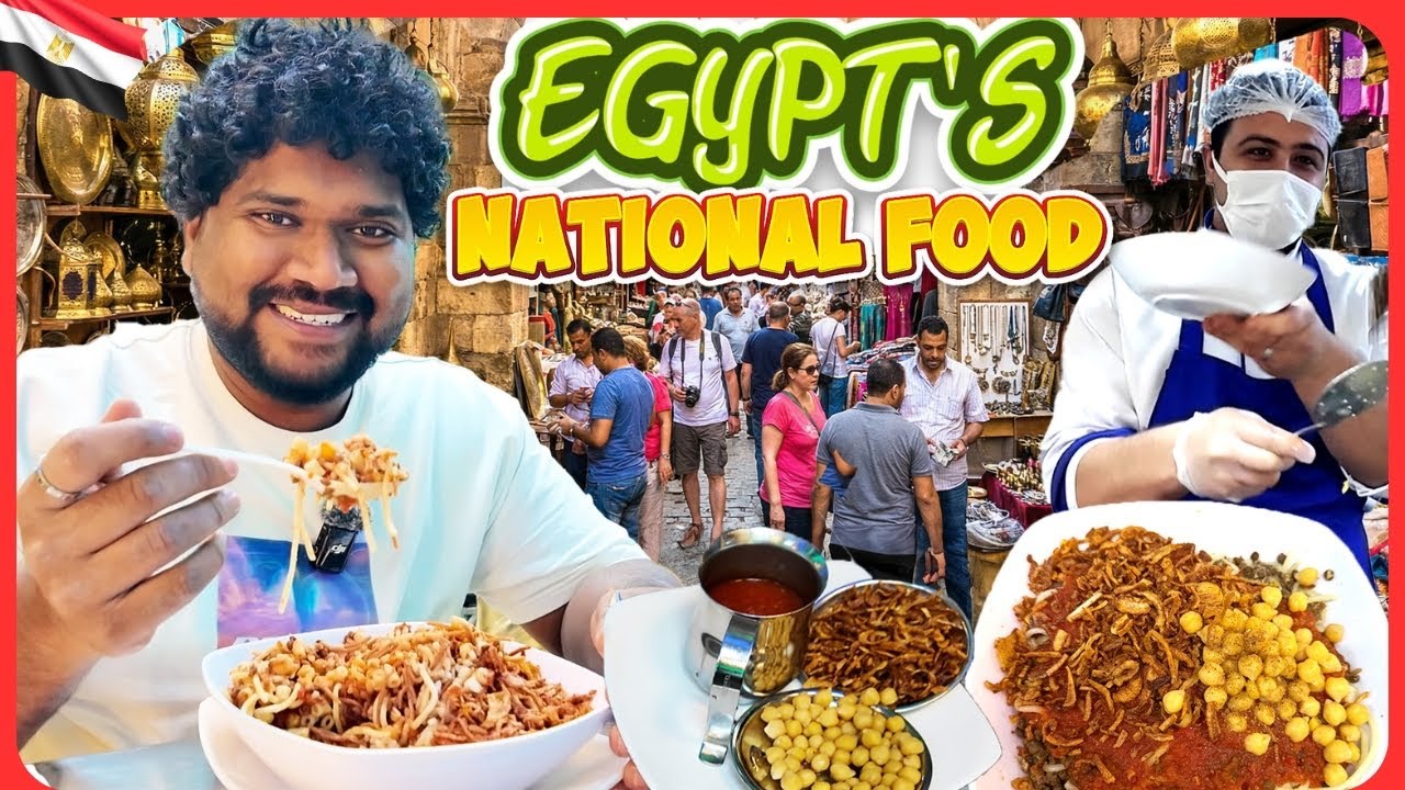 இதுதான் Egypt’s National Food KOSHARY 🔥 | 700 Years Old Khan-El-Khalili Market 🇪🇬 | Egypt Ep-5 |