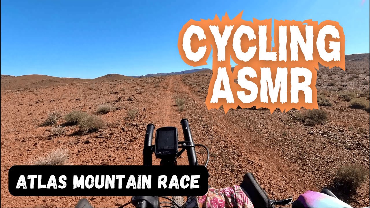 ASMR Cycling | Bikepacking Atlas Mountain Race | Sounds of Morocco