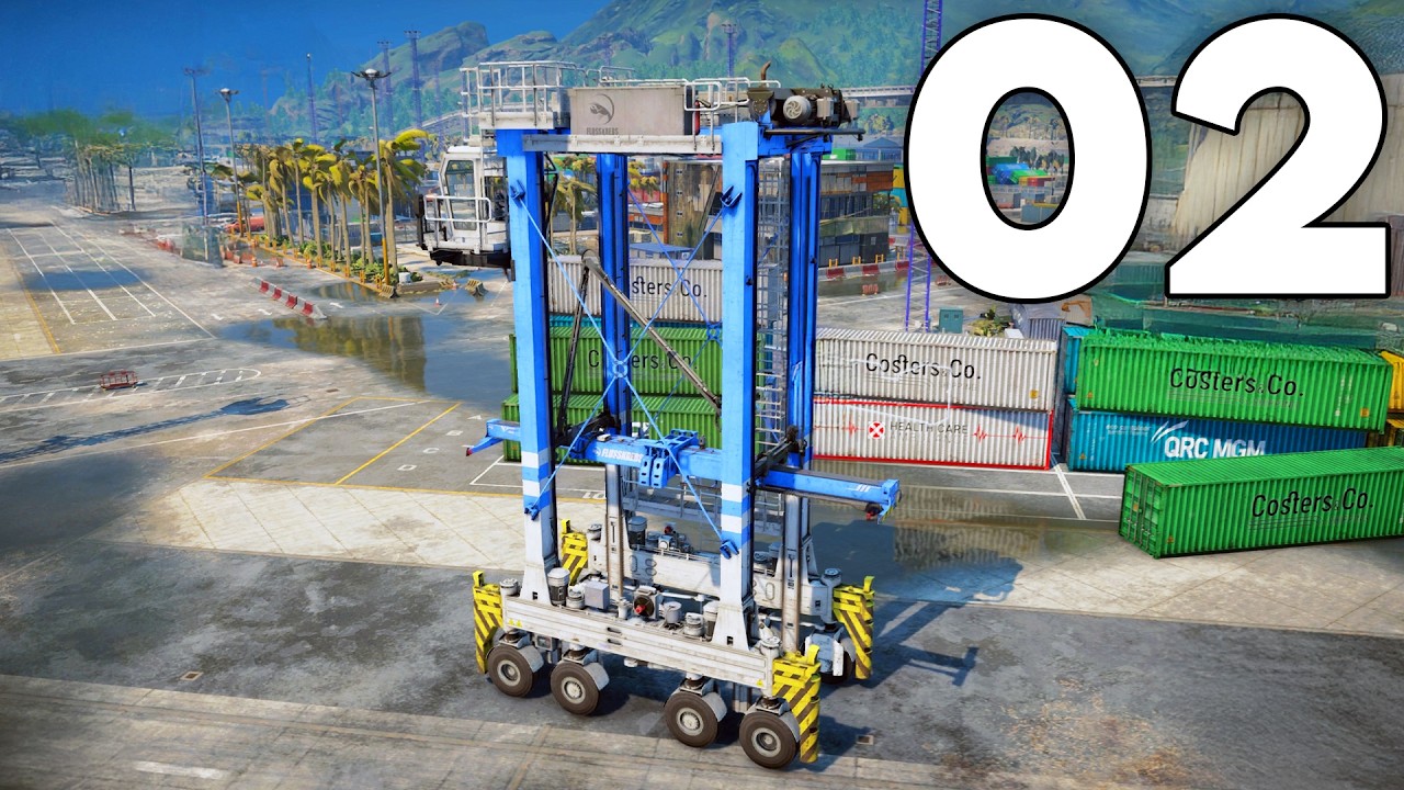 Docked - Part 2 - Operating a Straddle Carrier