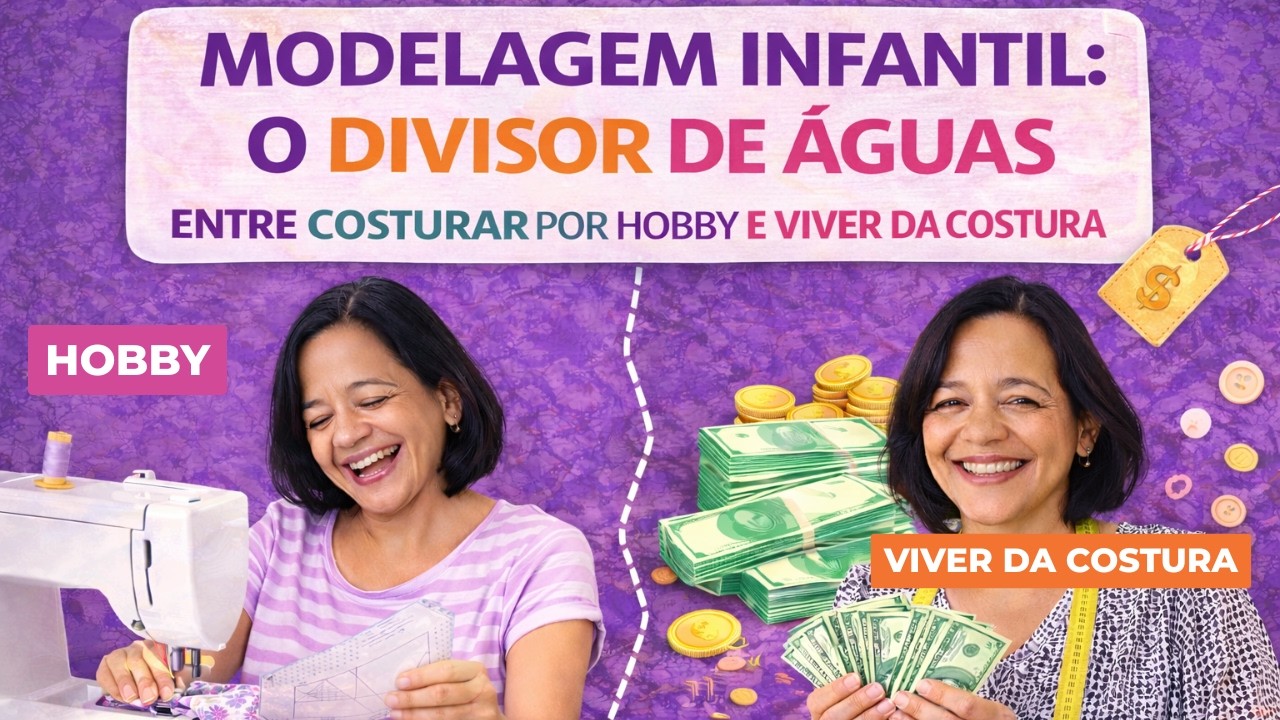 Modelagem infantil: o divisor de águas entre costurar por hobby e viver da costura