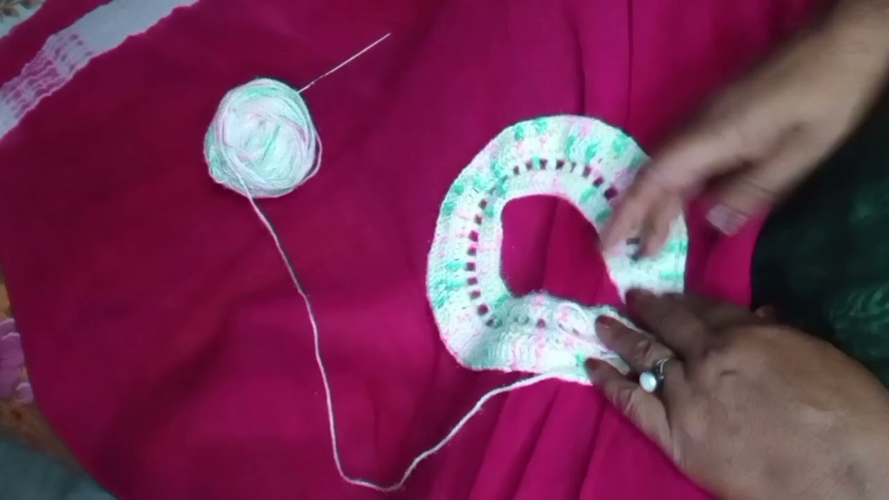 Hand made woolen frok for girls in rainbow 🌈 color [ PART - 1 ] #froks #artist #music #designer