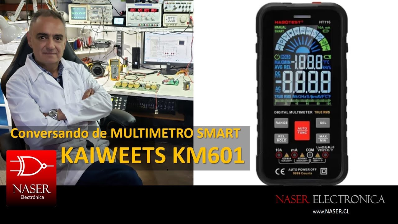 📍 Kaiweets KM601, Multimetro Inteligente.