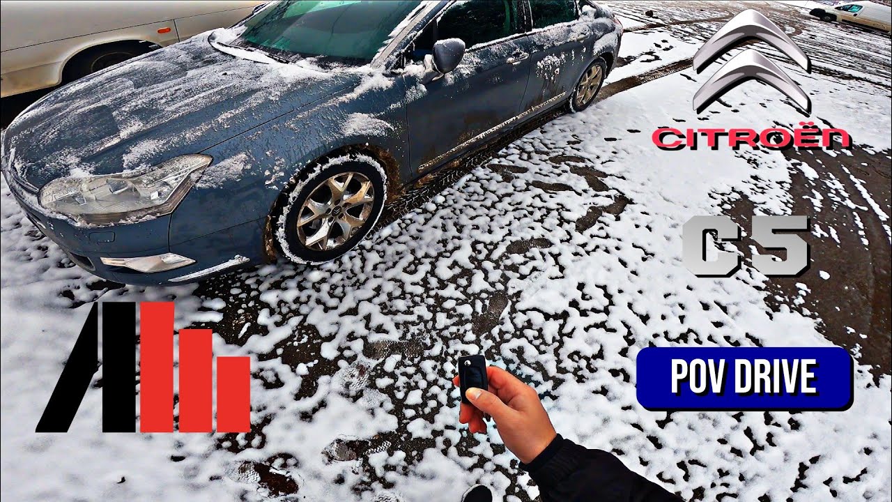 POV DRIVING IN THE SNOW 2009 CITROEN C5 HDI by AutoMob