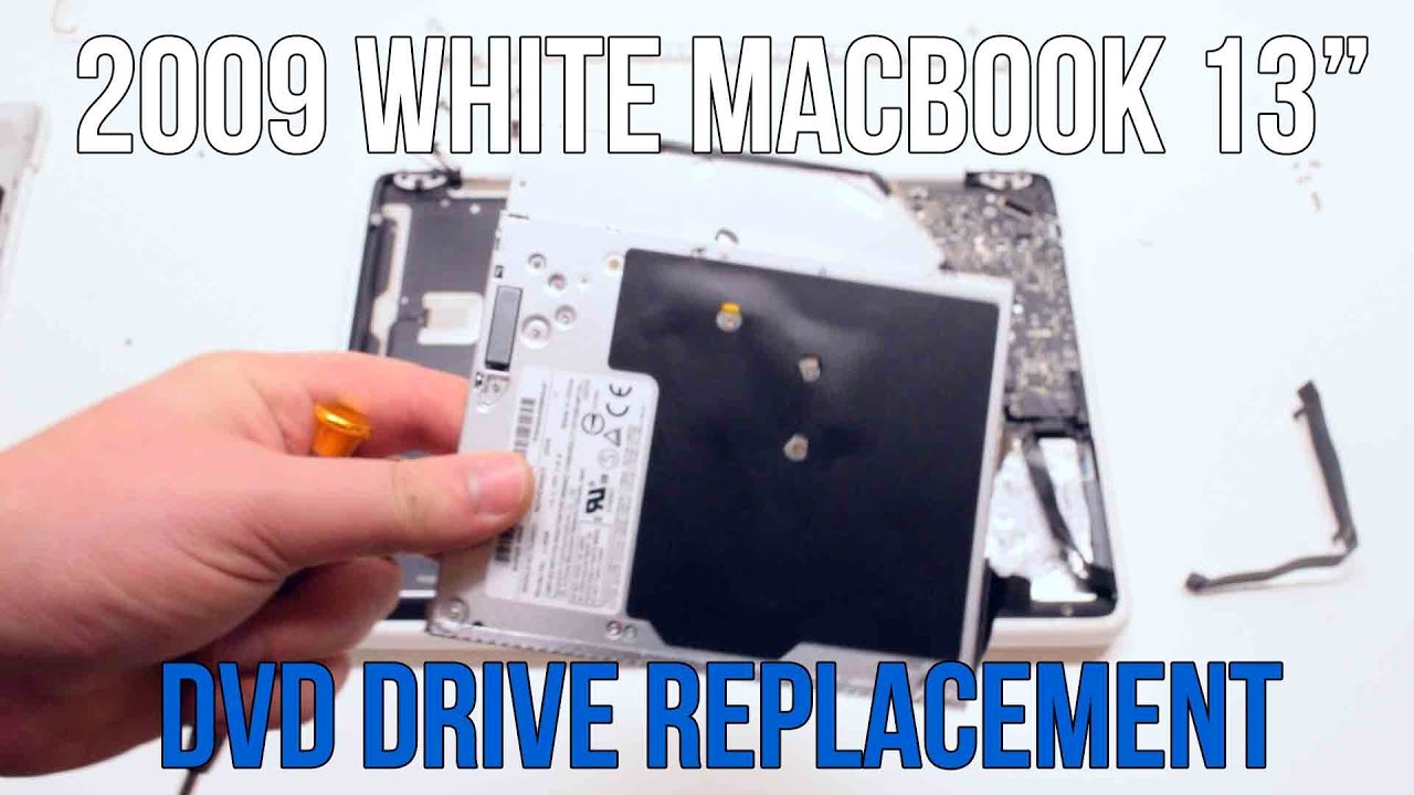 2009 White Macbook A1342 DVD Super Drive Replacement
