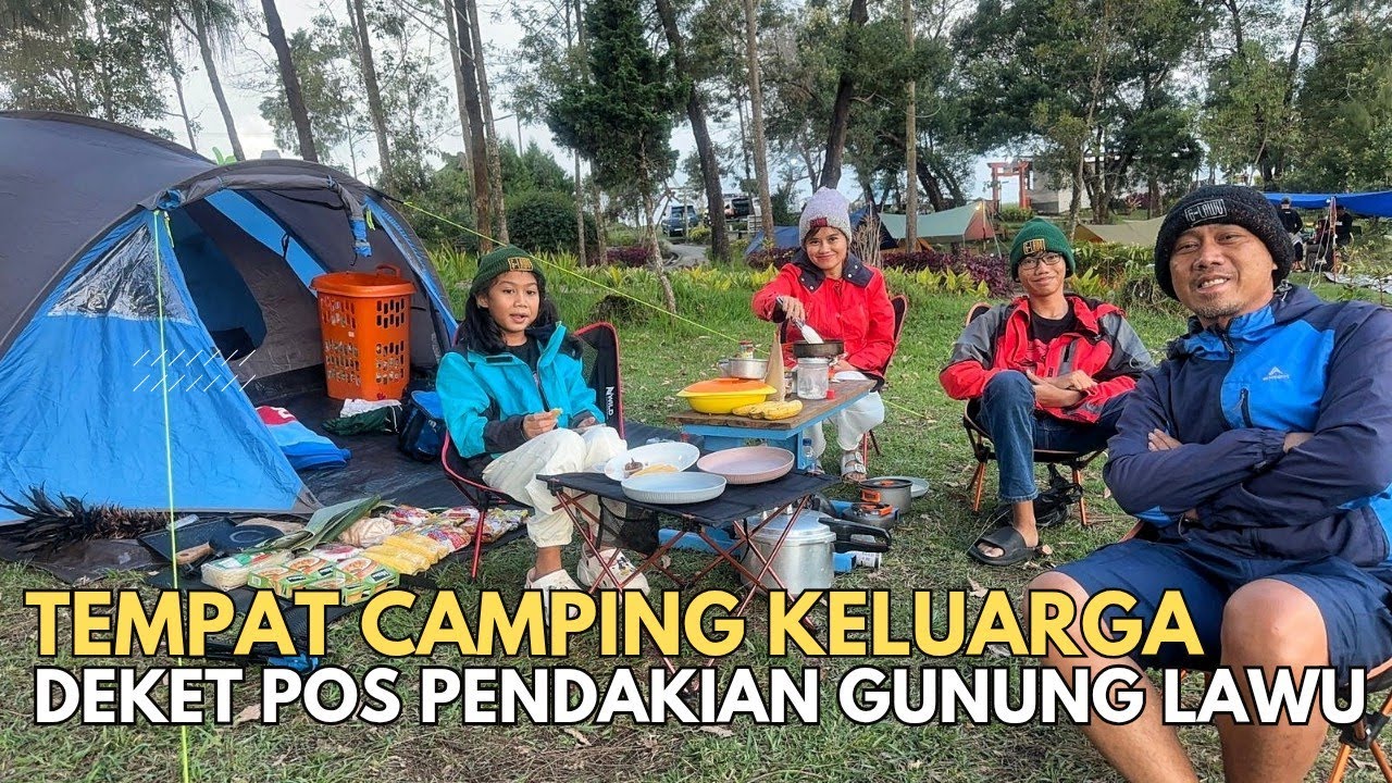 Tirto Gumarang Park | Tempat Camping Keluarga Recomended di depan persis pos Pendakian Lawu