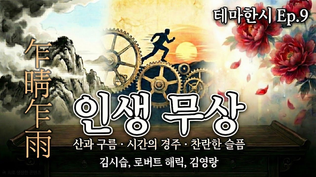 [테마 한시] 인생 무상의 극복 : 김시습(사청사우), 로버트 해릭(시간을 붙잡으라), 김영랑(모란이 피기까지는)의 지혜