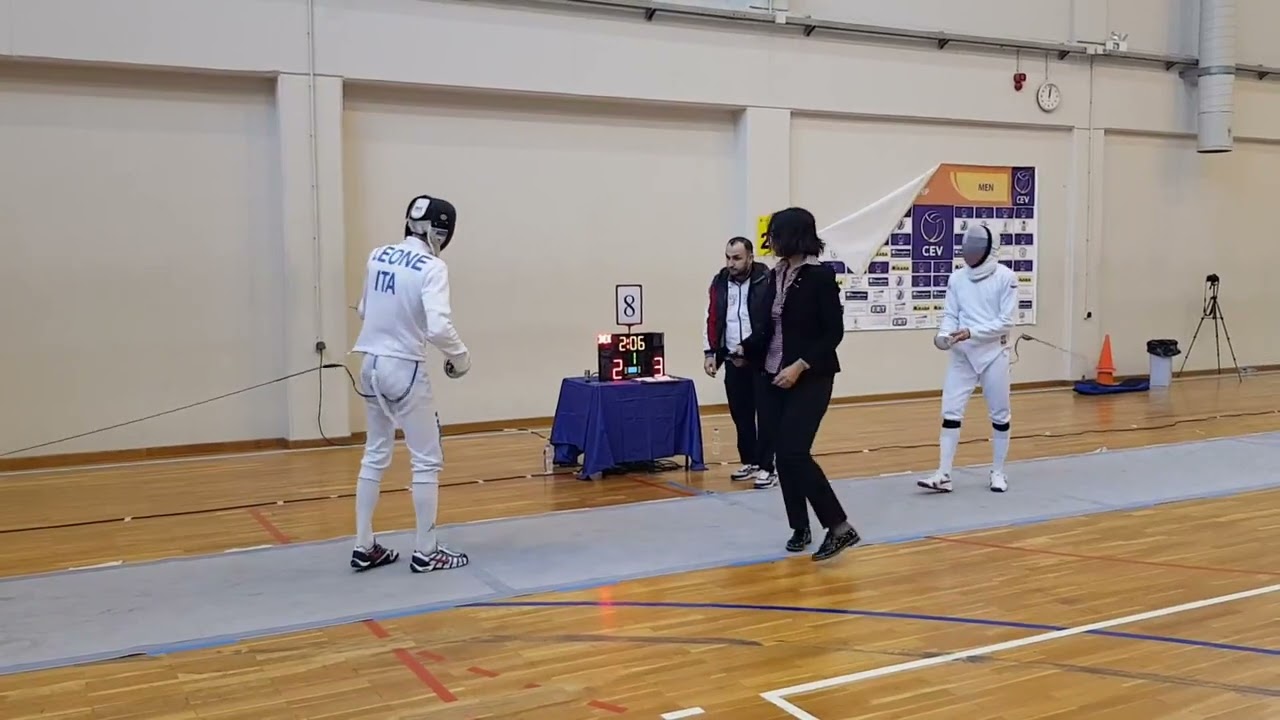 Francesco Leone ITA v. Egor Lomaga RUS (JWC Heraklion, 10th Dec 2019)