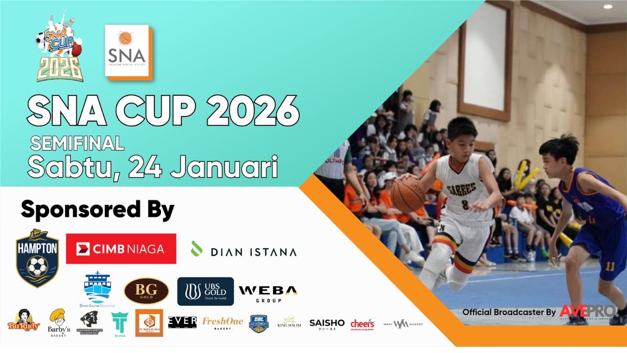 SNA CUP 2026 | SEMIFINAL SMA SINLUI 1 VS SMA 1 WARU KATEGORI SMA PUTRI 24 JANUARI 2026