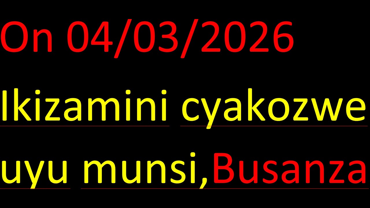 04 03🚨AMATEGEKO Y’UMUHANDA🚨IBIBAZO N’IBISUBIZO🚨🚔🚨BY’IKIZAMI CYA PROVISOIR  CYAKOZWE UY MUNSI 2026