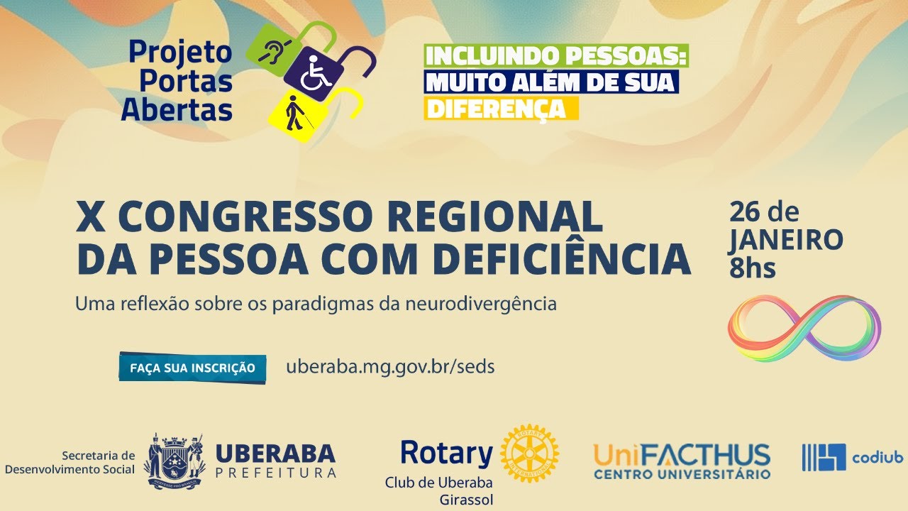 X CONGRESSO REGIONAL DA PESSOA COM DEFICIÊNCIA - Primeiro dia -  26/01/2026
