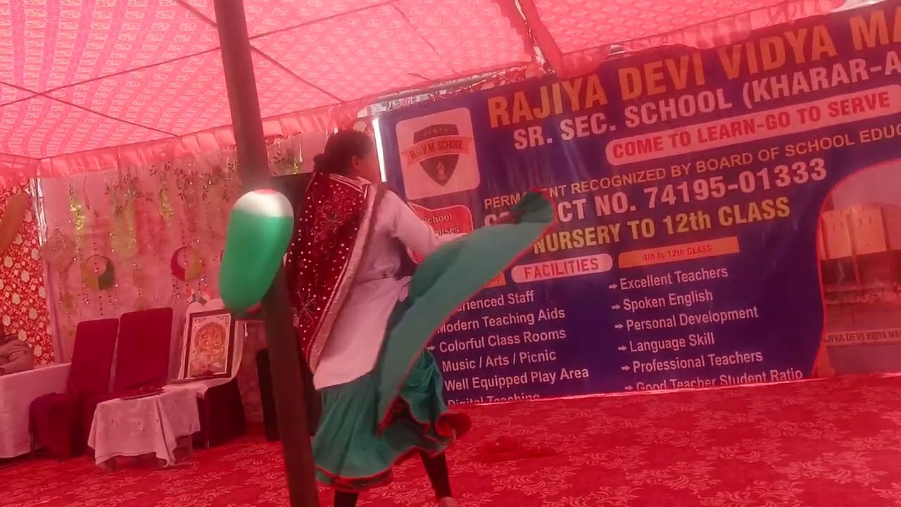 HARYANVI DANCE SOLO IN ANNUAL FUNCTION R.D.V.M SR SEC SCHOOL KHARAR ALIPUR HISAR AMAZING NICE DANCE💃