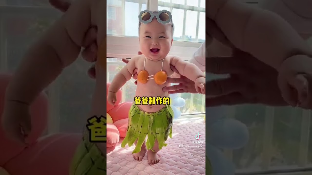 video những em b&eacute; dễ thương h&agrave;i hước nhất tr&ecirc;n tiktok