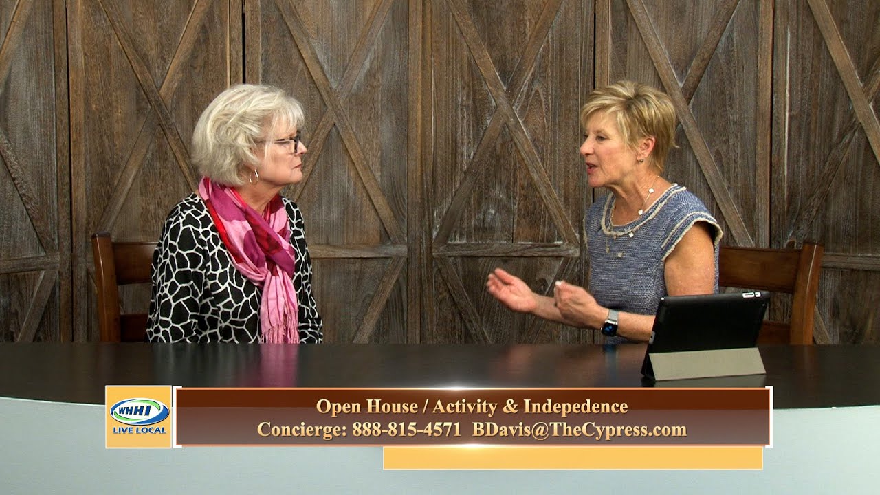 SENIOR NETWORK | Nona Story: Open House / Activity & Independence | Cypress of Hilton Head | WHHITV