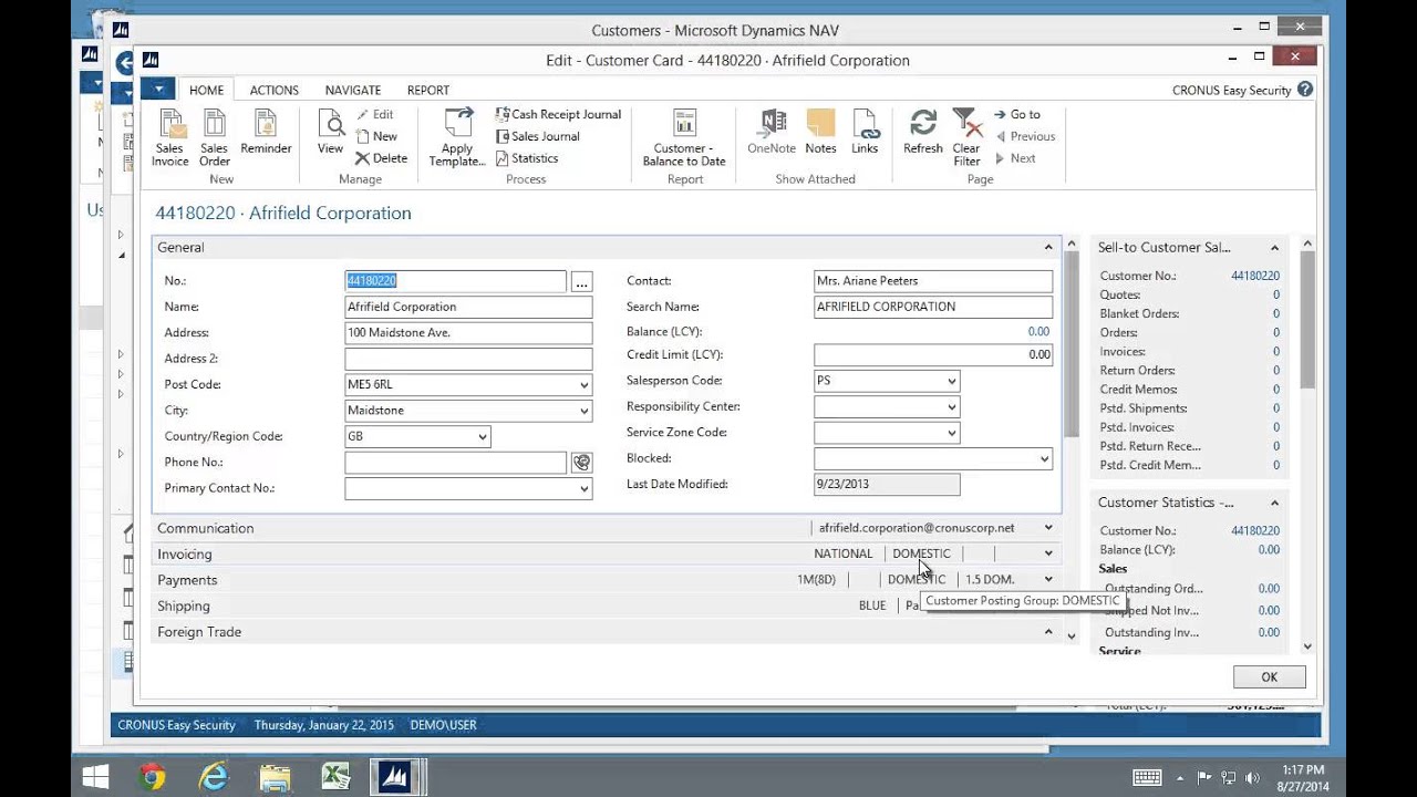Field Level and Data Security Training (NAV 2013 R2)