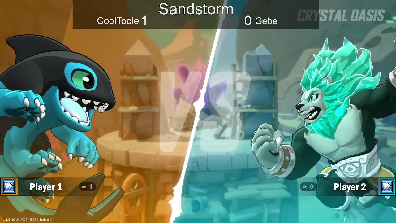 Sandstorm #1 - Pools - CoolToole (Orcane) VS Gebe (Zetterburn) Rivals 2
