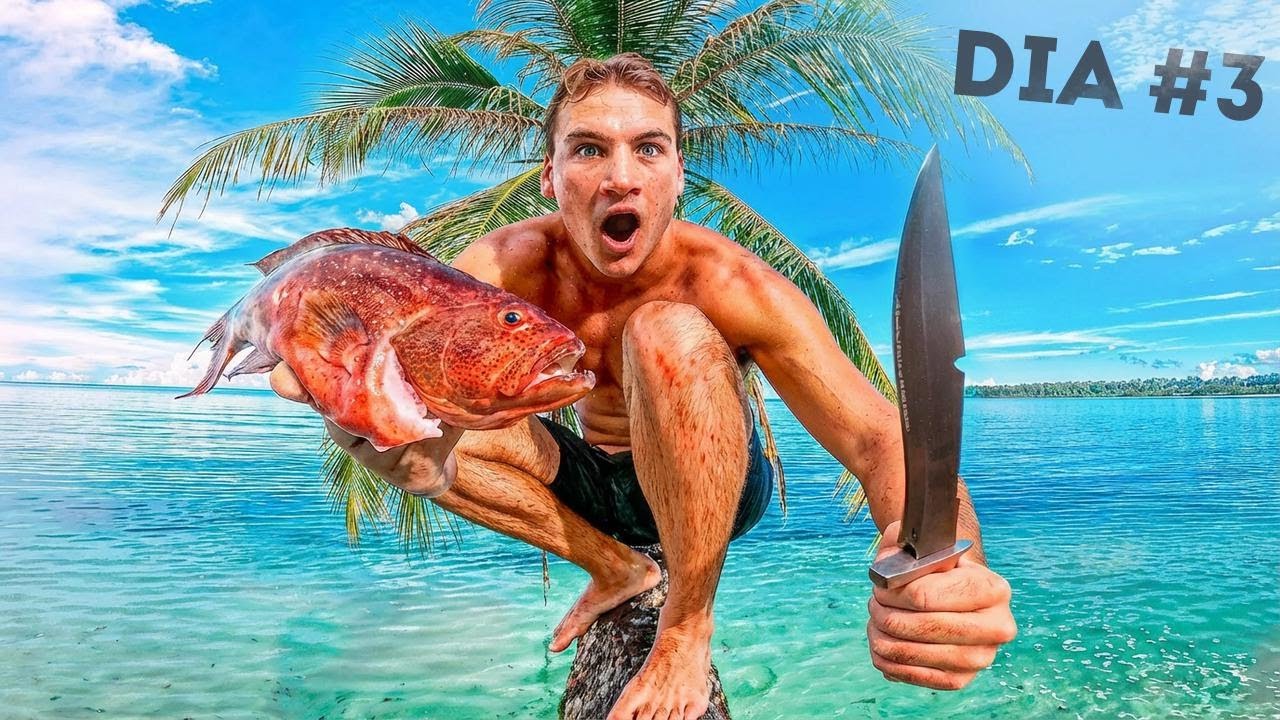 Só comendo o que pesco por 3 dias