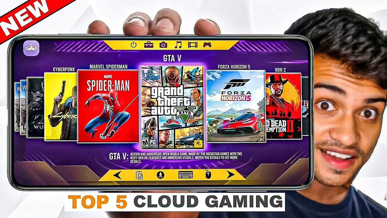 🔥 Top 5 *CLOUD GAMING* apps *UNLIMITED TIME* | Free Cloud Gaming App