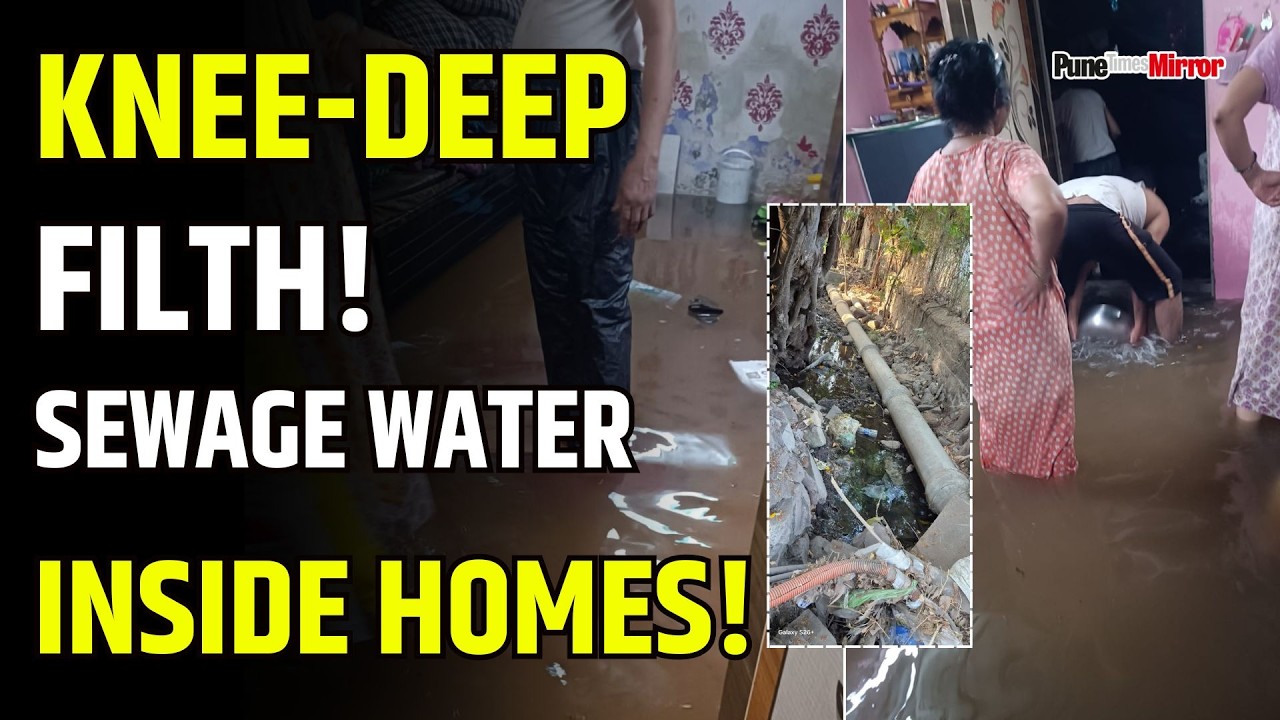 Wanowrie&rsquo;s 10-Year Nightmare: Knee-Deep Sewage Floods Homes as Authorities Fail to Act | PTM News