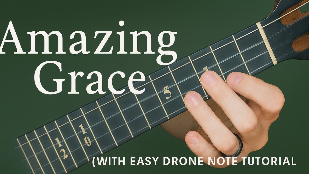 Урок игры на укулеле Amazing Grace (СЕКРЕТНАЯ версия Drone Note)
