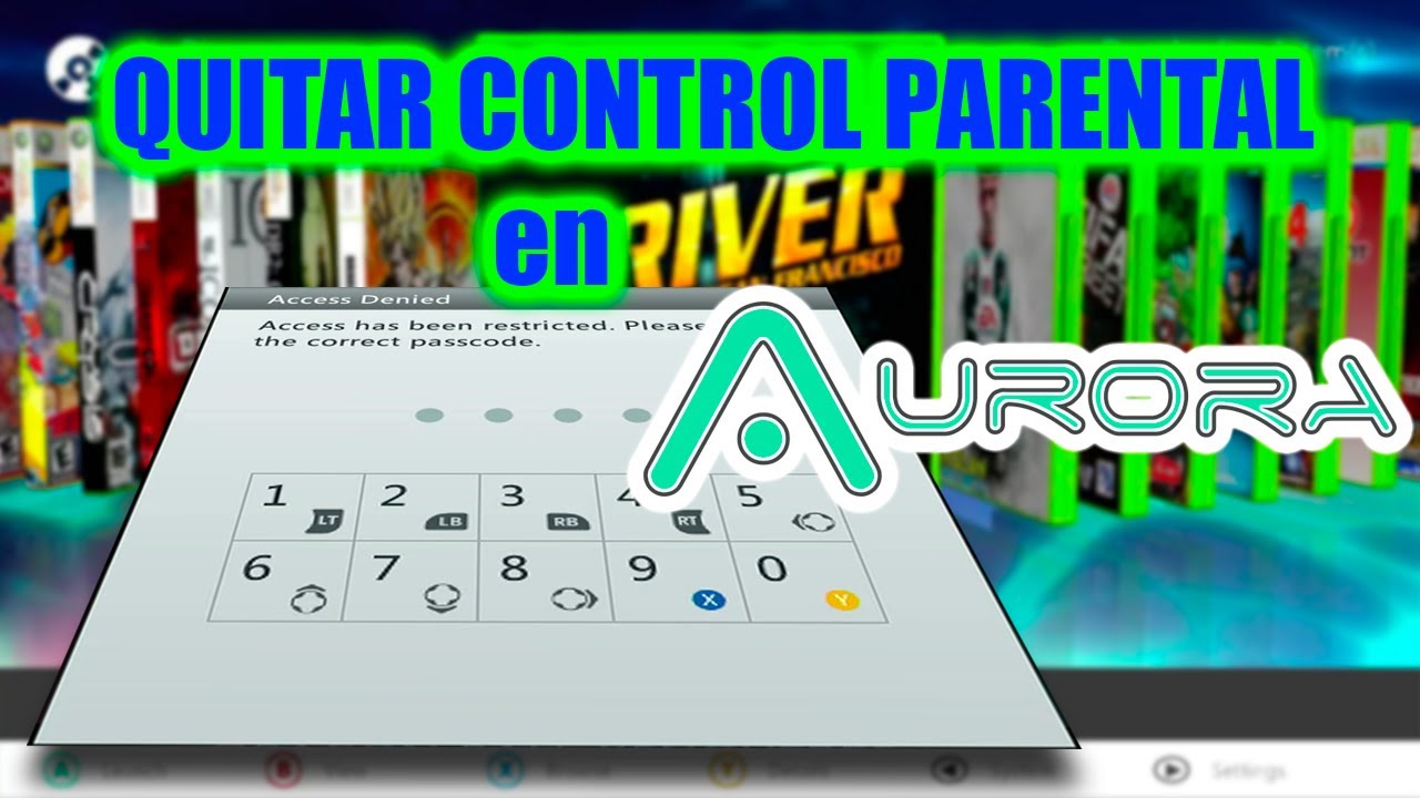 XBOX 360 CONTROL PARENTAL EN AURORA #gamers #fypシ゚viral #xbox360