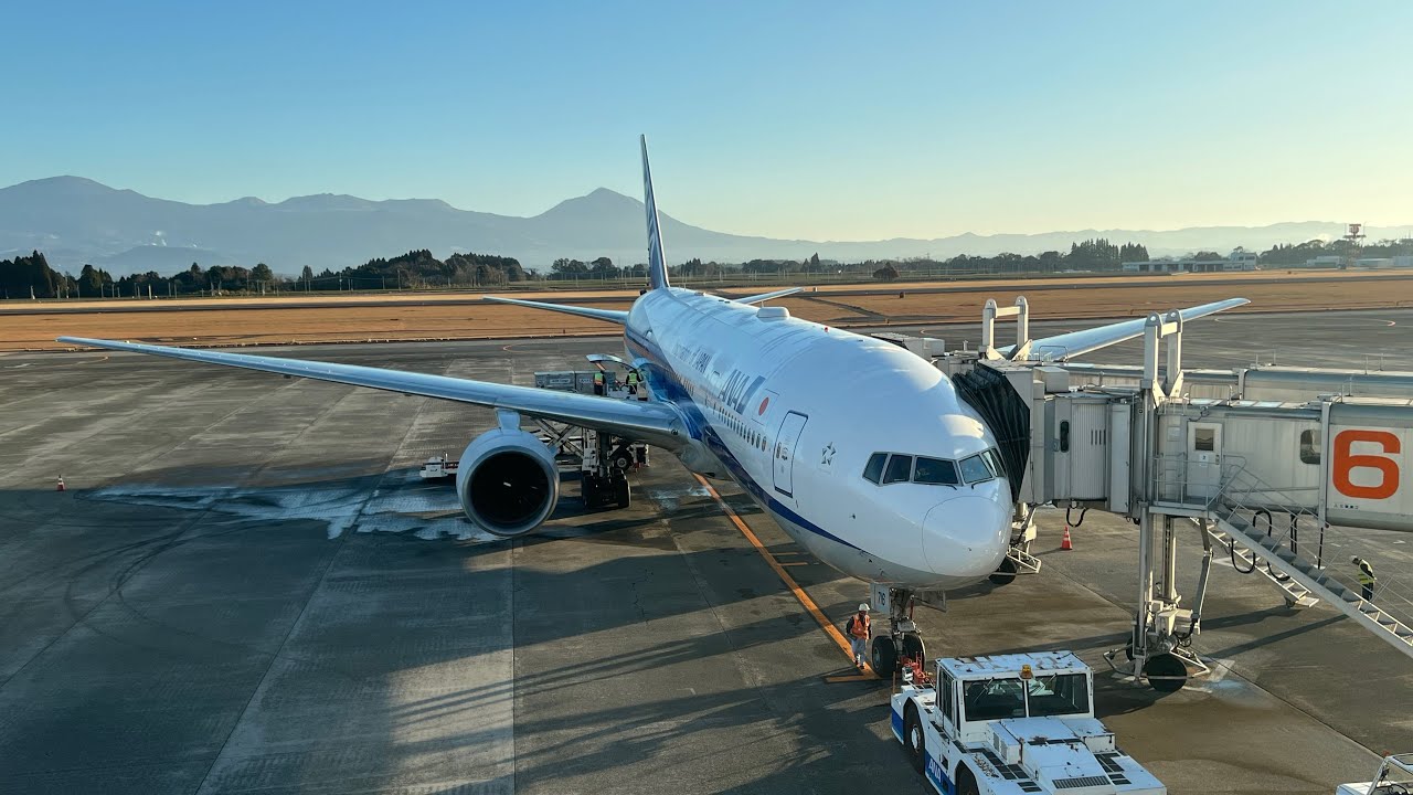 年始の鹿児島空港(ベトナムチャーター、トリプルセブン離着陸まとめ)