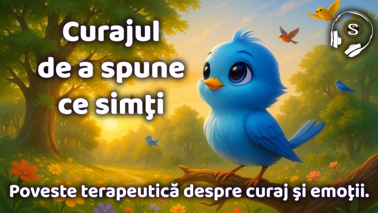 🎧 Pasărea albastră și cântecul ei 🐤 Ce faci când părinții se ceartă? - Poveste terapeutică✨