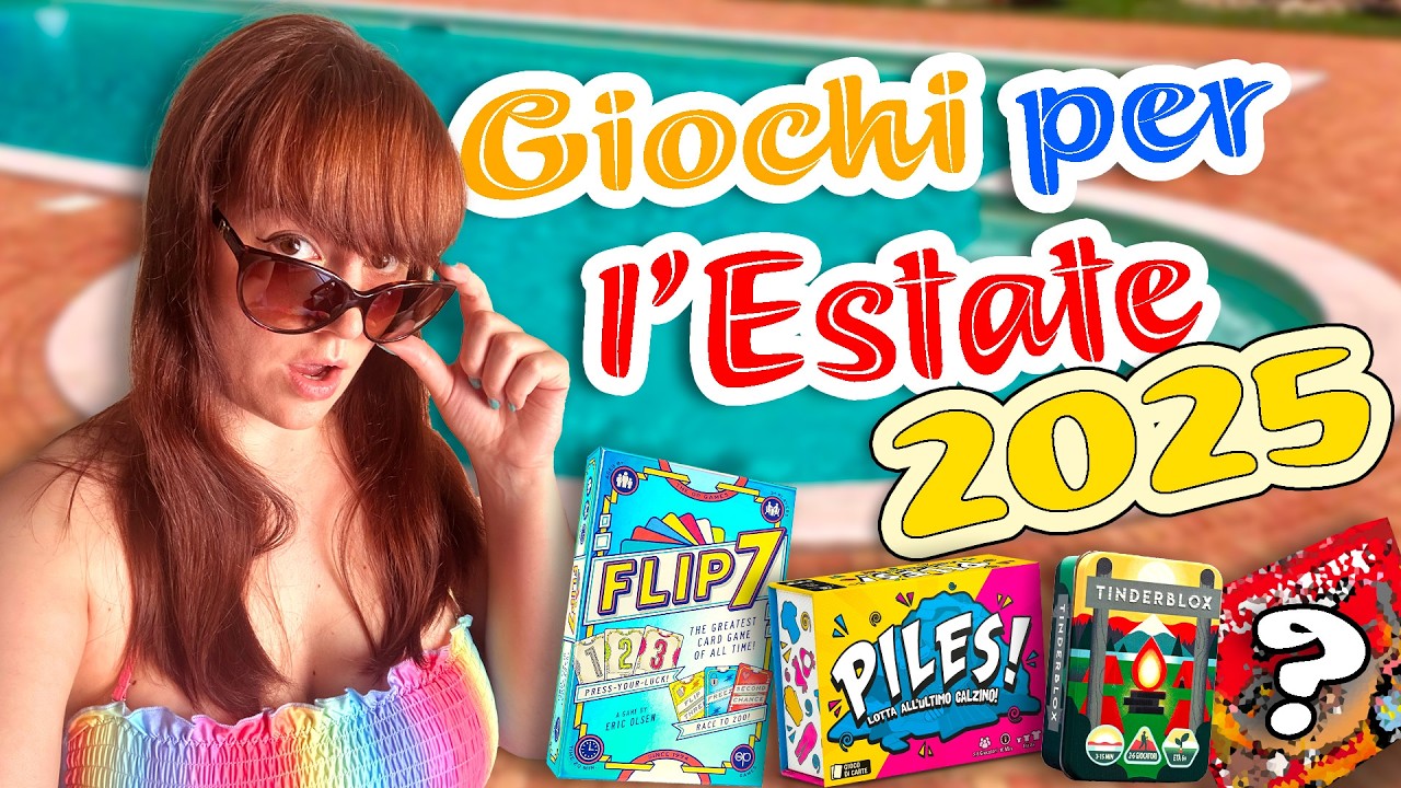 13 GIOCHI da tavolo per le VACANZE 2025