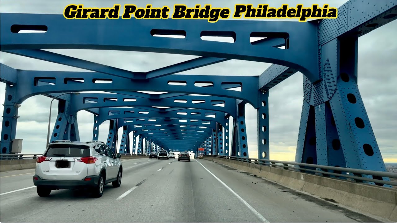 Girard Point Bridge crossing | Interstate I-95 South | Philadelphia