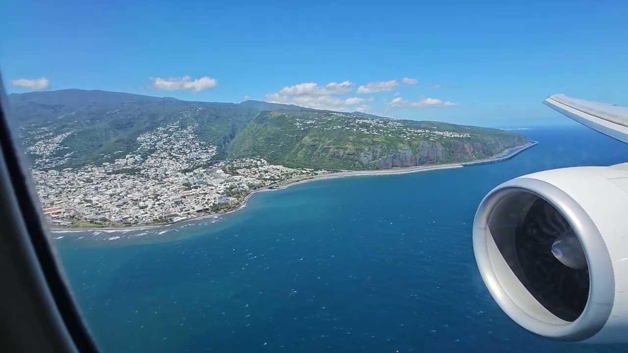 Atterrissage à Saint Denis de La Réunion