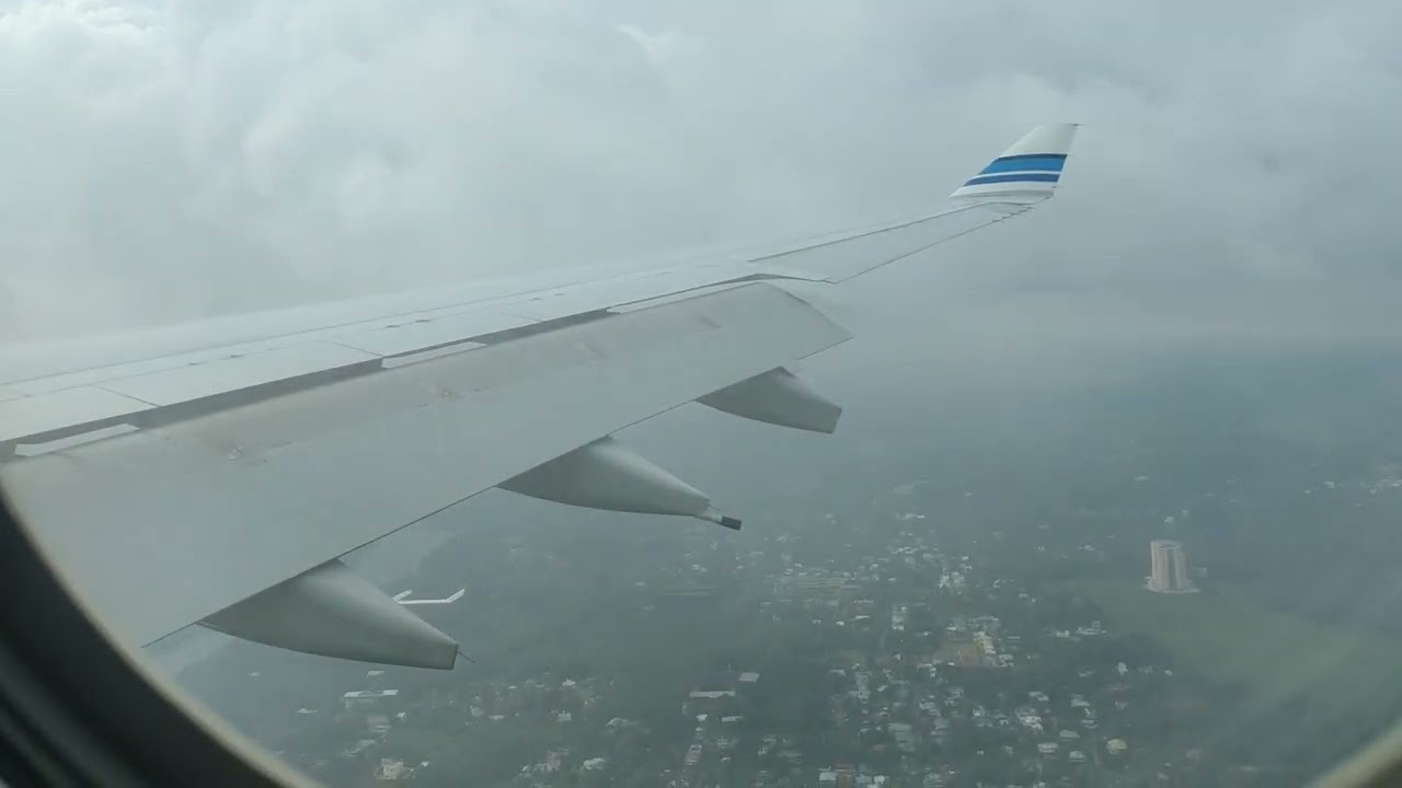 KUWAIT AIRWAYS A330-200 LANDING IN COCHIN INTERNATIONAL AIRPORT