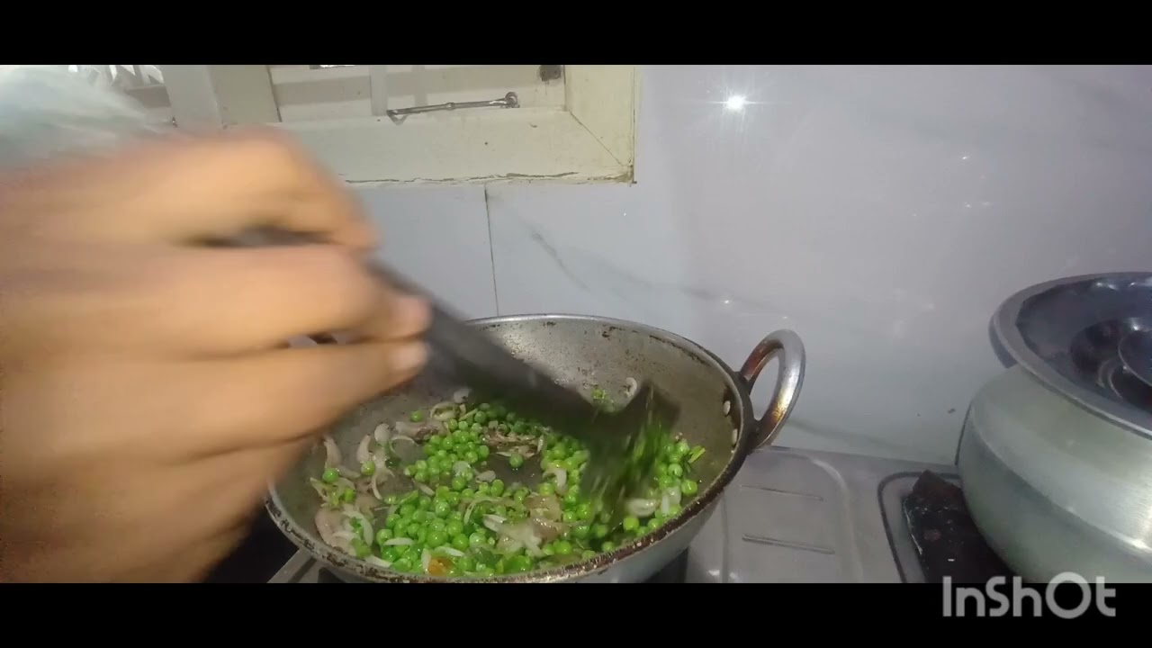 Peas rice 😋#no spicy#no masala#kids tiffin box recipe #cooking 