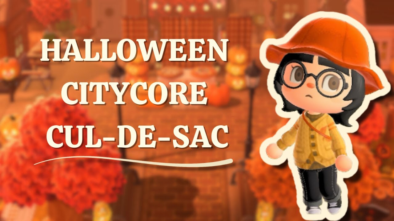 halloween citycore cul-de-sac 🎃| acnh speedbuild