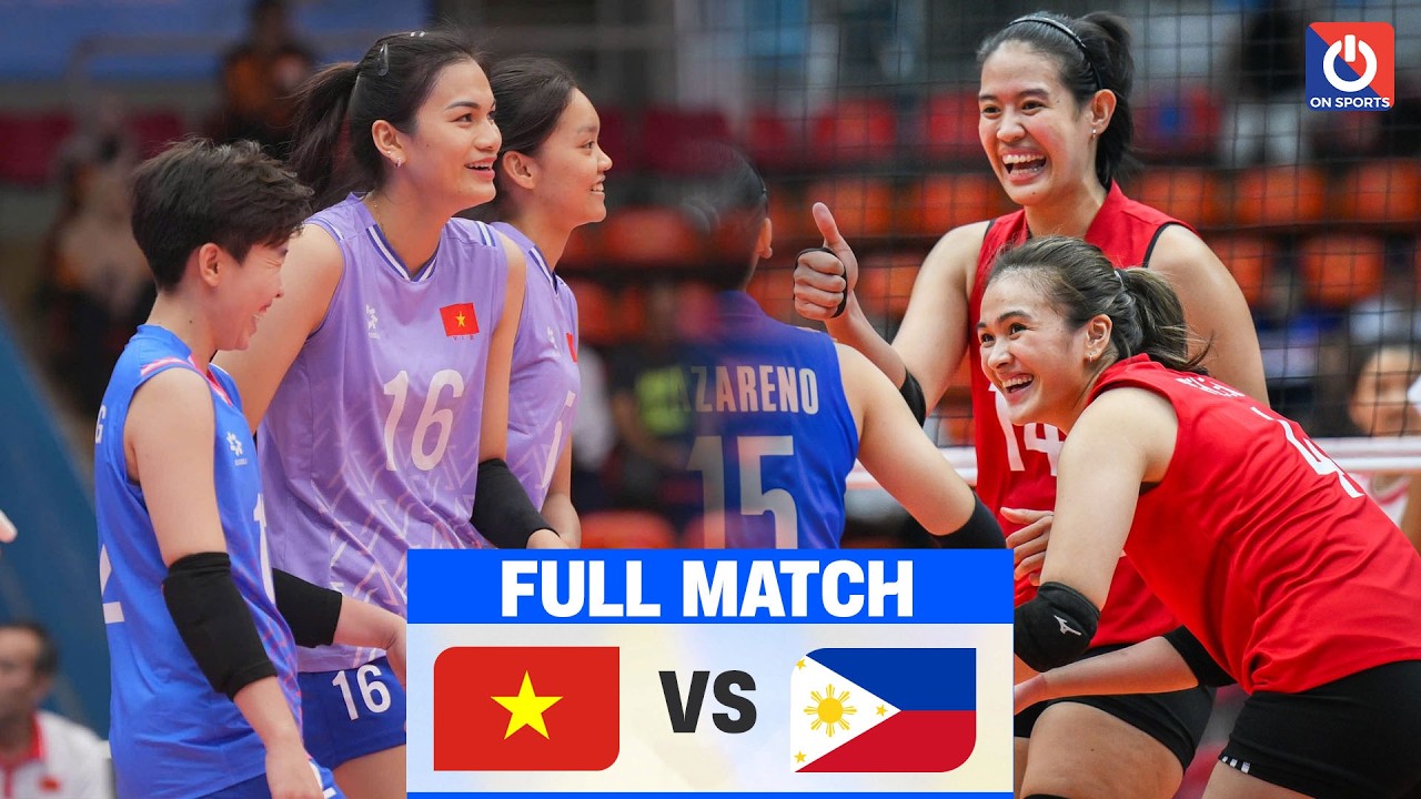 FULL HD | VIỆT NAM vs PHILIPPINES | Như Quỳnh - Ánh Thảo thi nhau công phá