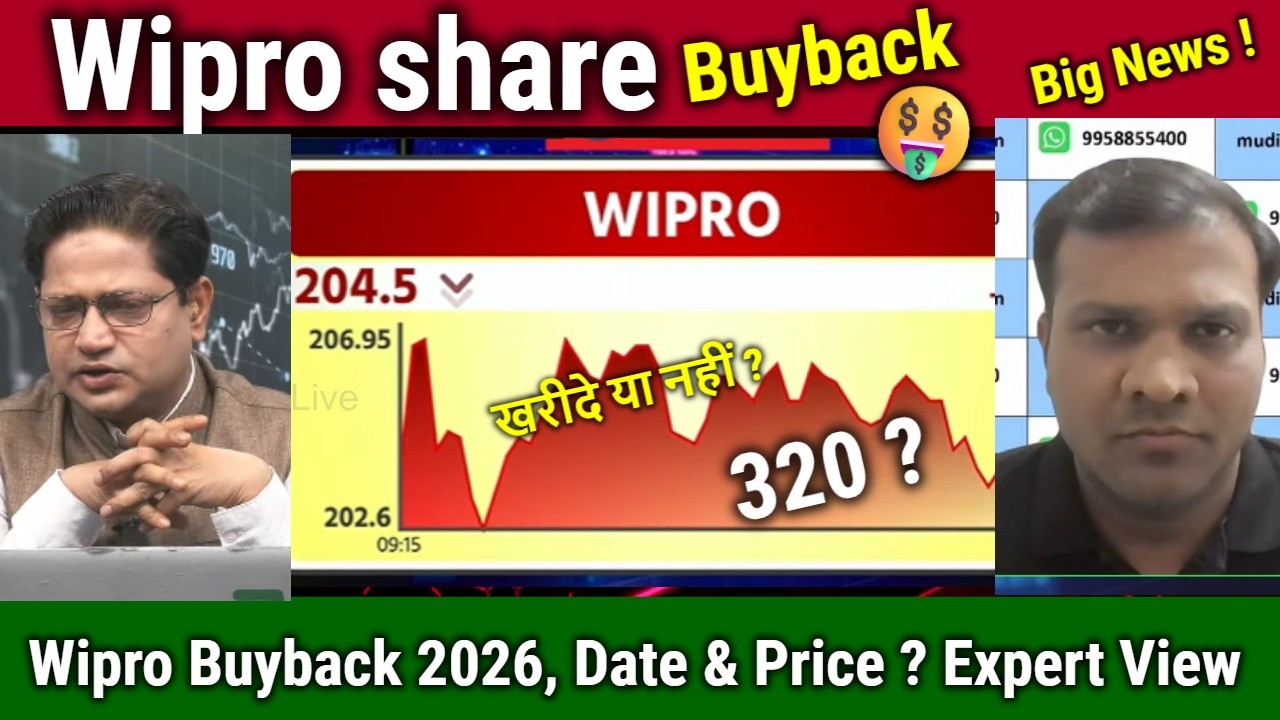 Wipro share latest news,Buyback 2026, record date ?wipro share news, results/tomorrow prediction