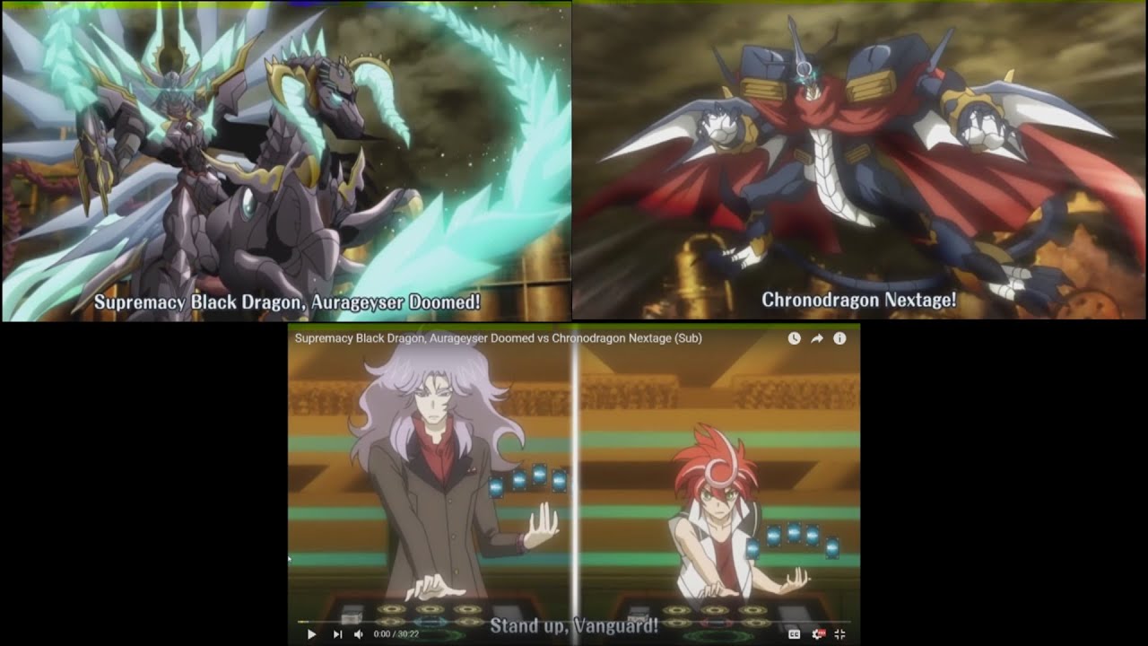 Supremacy Black Dragon, Aurageyser Doomed vs Chronodragon Nextage (Sub)